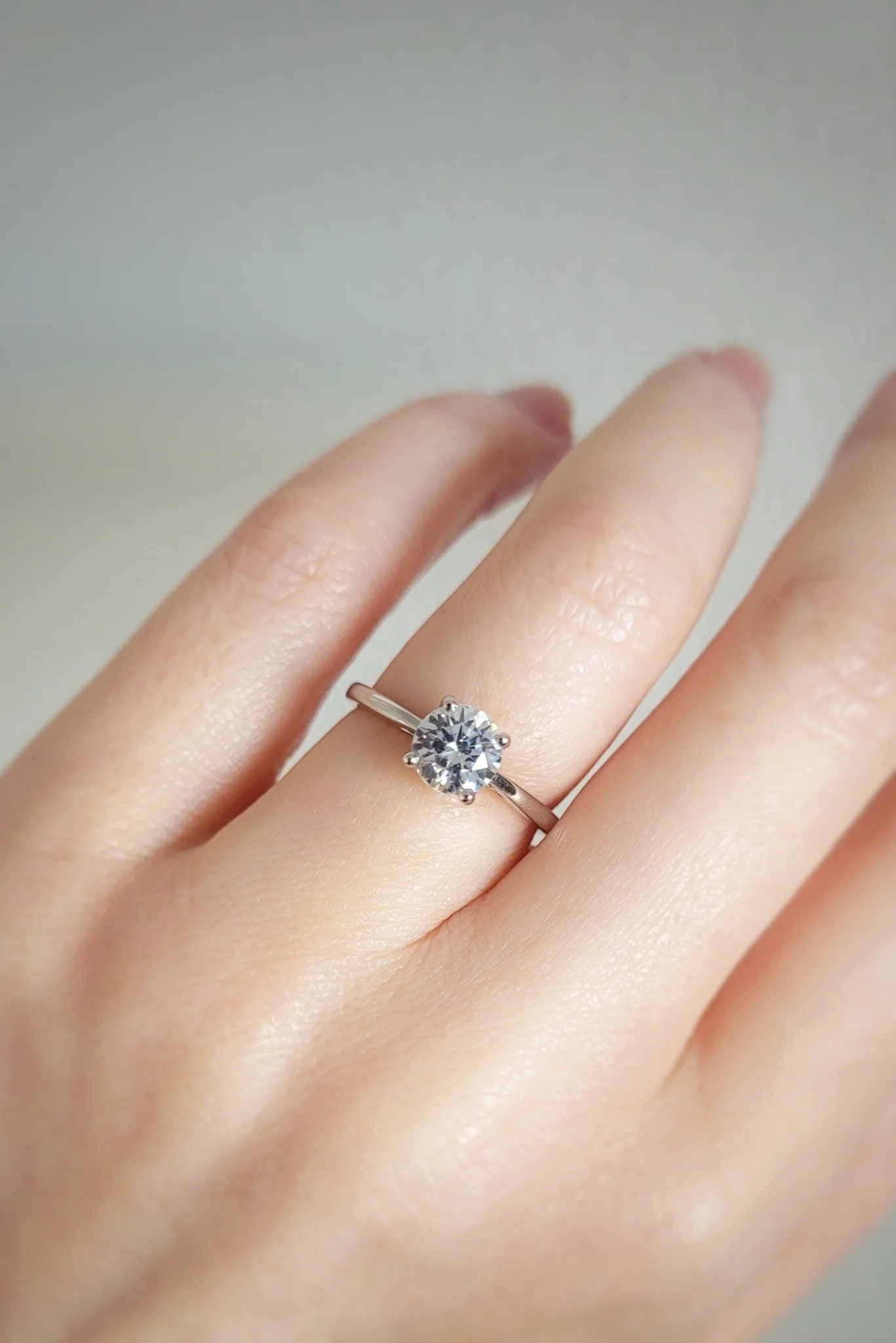 Gold Diamond Engagement Ring Claddagh Setting - Image 3