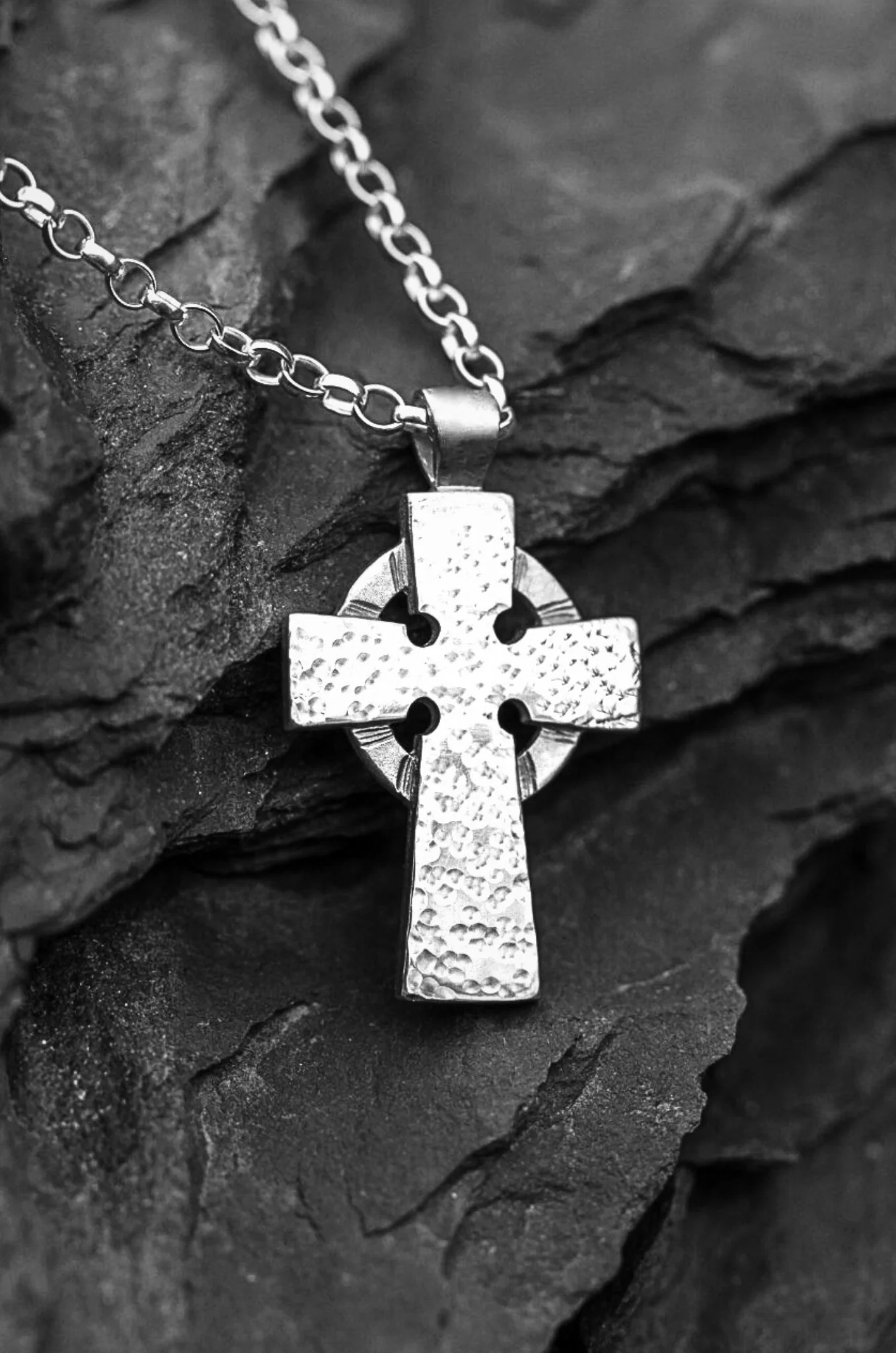 Gold Contemporary Celtic Cross for Men - Image 2