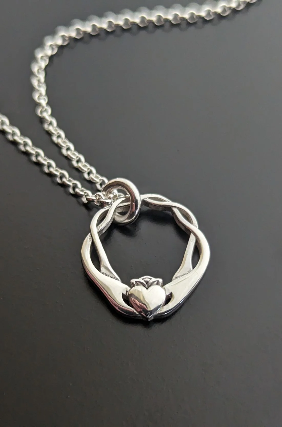 Infinity Claddagh Pendant - Image 4