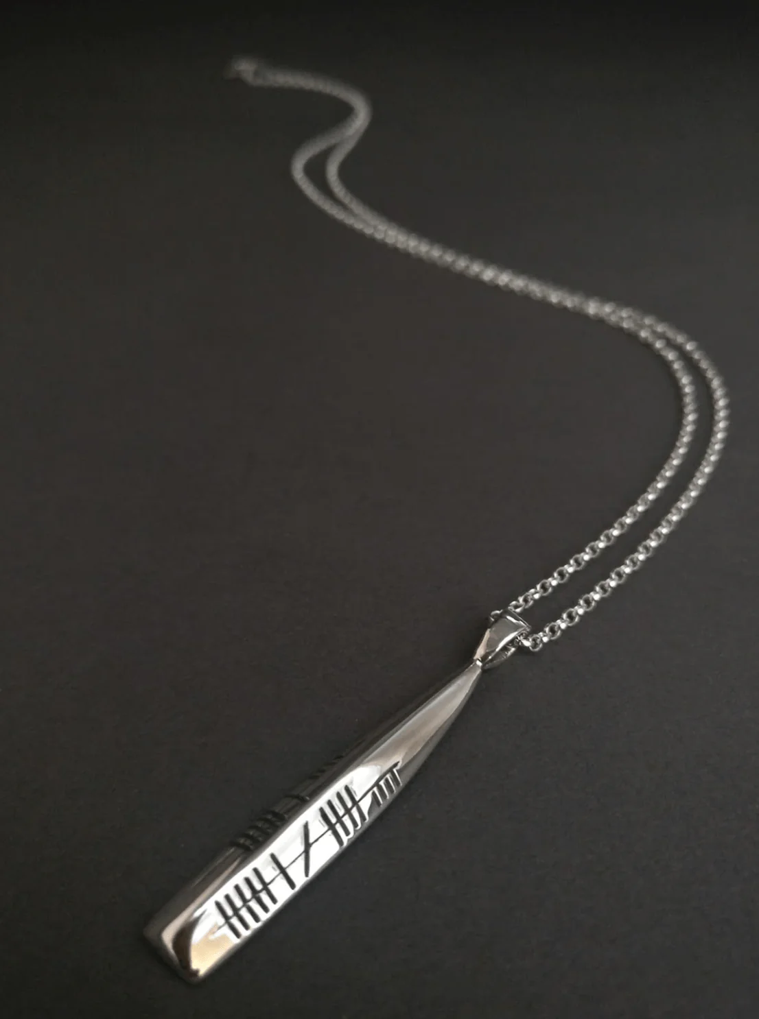 Ogham Family Pendant for Men - Image 2