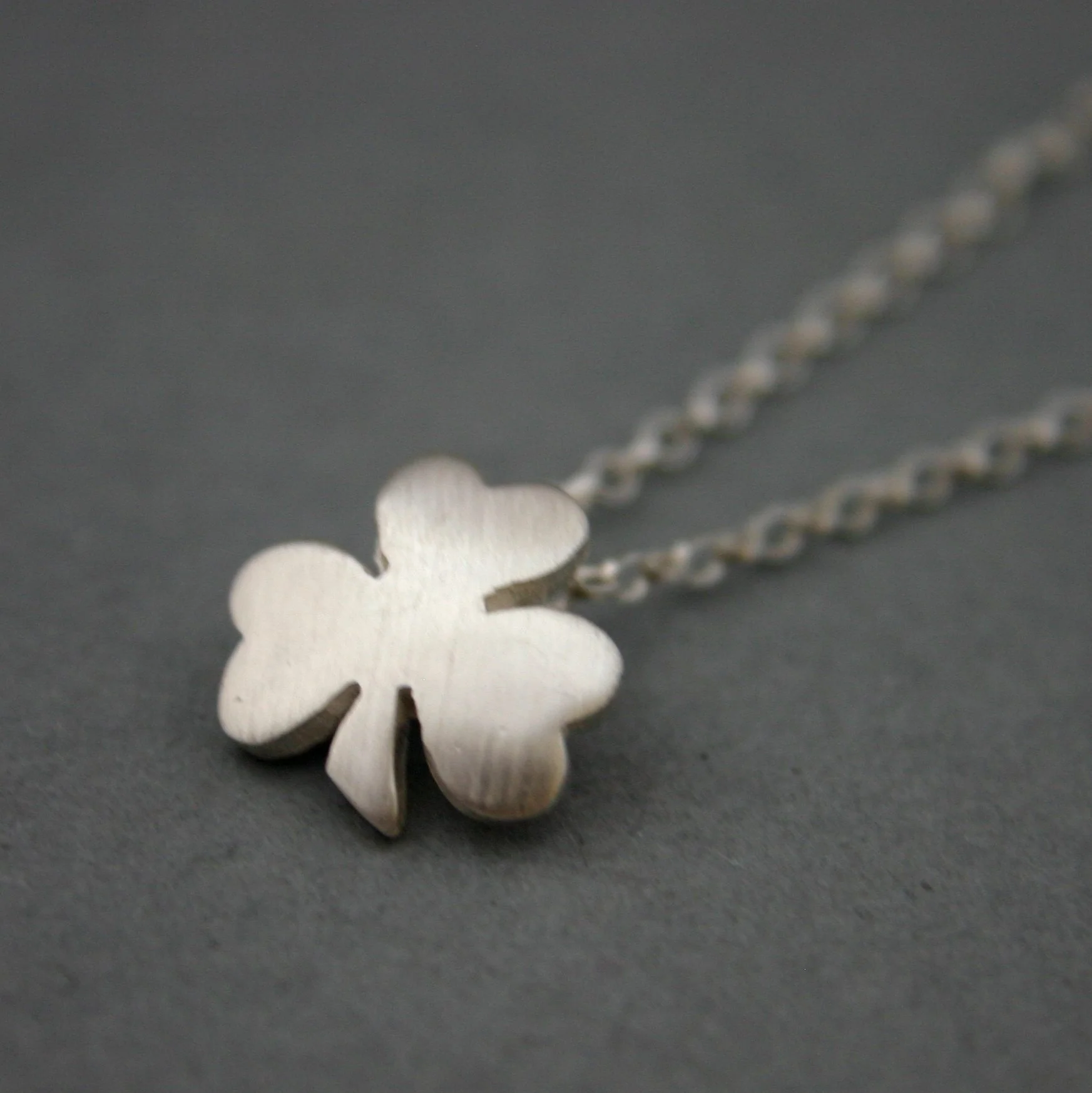Silver Shamrock Pendant - Image 3
